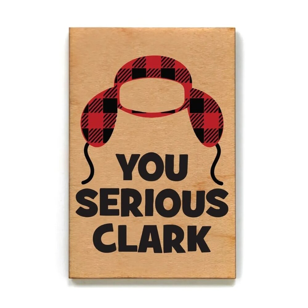 ($5) Christmas Vacation Wood Magnet - Clark